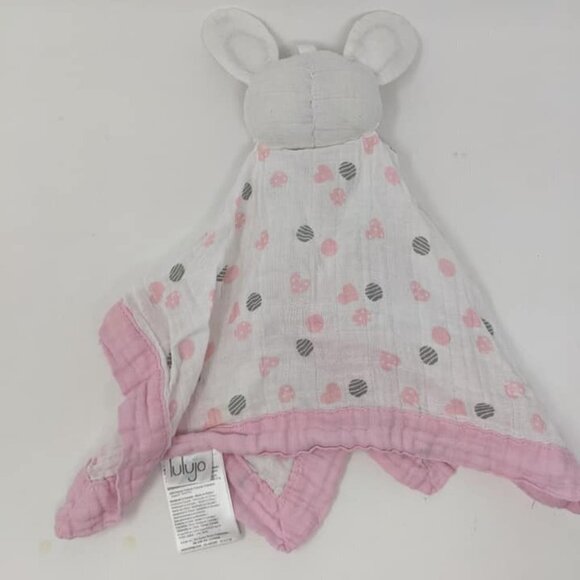 LULUJO Bunny Lovey Baby Security Blanket - Picture 2 of 7